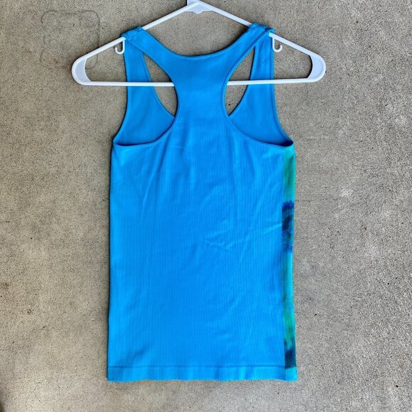 Tie Dye Crystal Encrusted Peace Tank Top - Picture 3 of 11